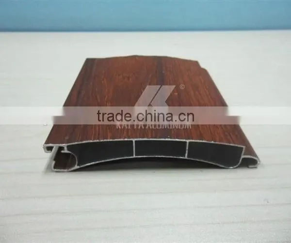 Factory Direct Sell Wood Grain Aluminum Roller Shutter photo-3