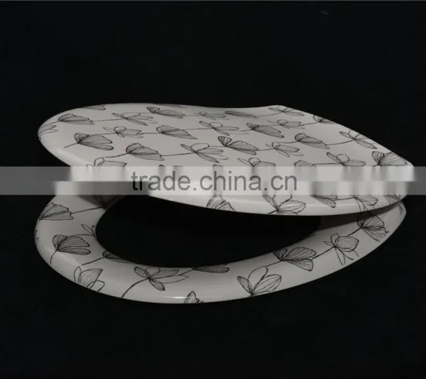 Decorative Bathroom Soft Close Toilet Seat Cover photo-2