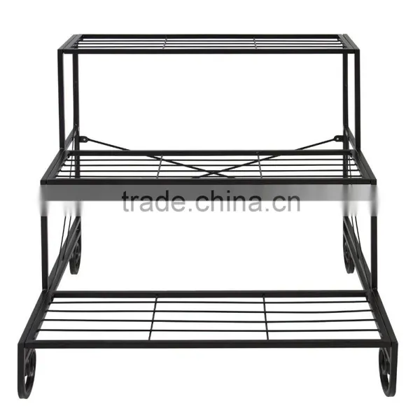 Iron Wedding Flower Pot Stand Centerpieces 3 Tier Designs Rack photo-4
