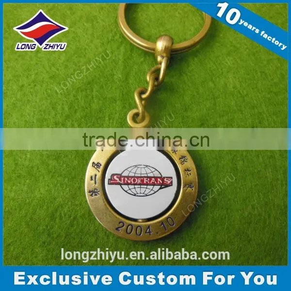 Sweet Heart Aluminum Bespoke Metal Keychain With Printing Logo photo-3