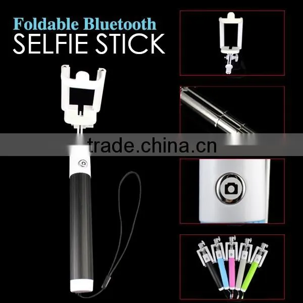 Products for Left Handed Promotion Gifts Wireless Monopod With Bluetooth Shutter Button Oem Selfie Stick photo-2