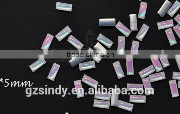 Korean Style Flat Back Glass Resin Stone Opal Decorative Stones ZX:SZ574 photo-5