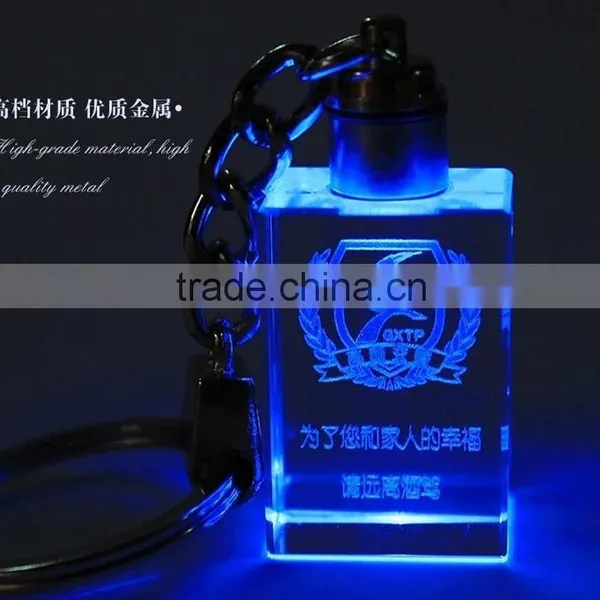 2015 Personalized 3d Laser Keychain Flashlight photo-6