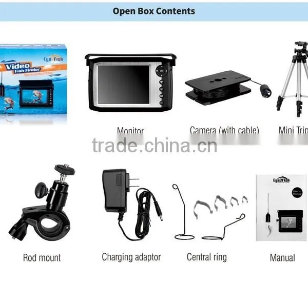 150m/100m/50m Underwater Fishing Finder Camera 5'' 1080P HD Video Fishing Finder Camera Work in Dark Field photo-2