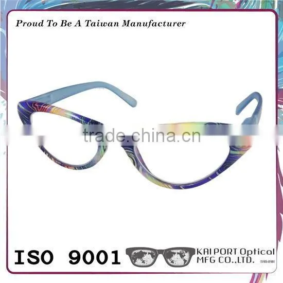 Cat Eye Style Pattern Plastic Optical Glasses photo-4