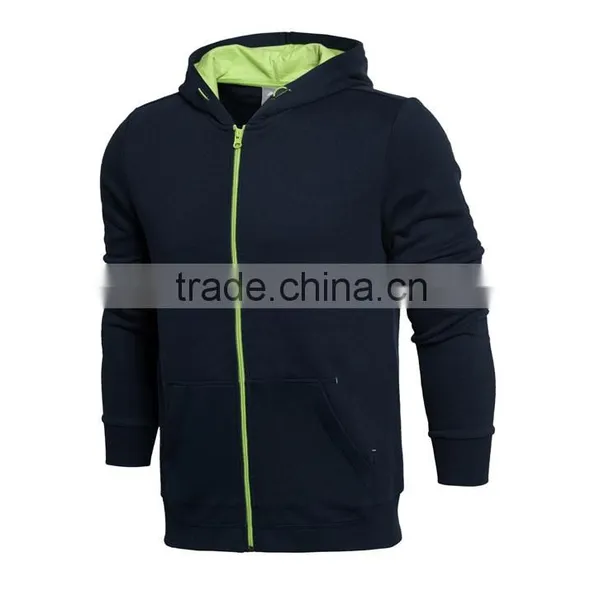 Wholesale Custom Cheap Cotton Mens Pullover Hoodies With Zippper
