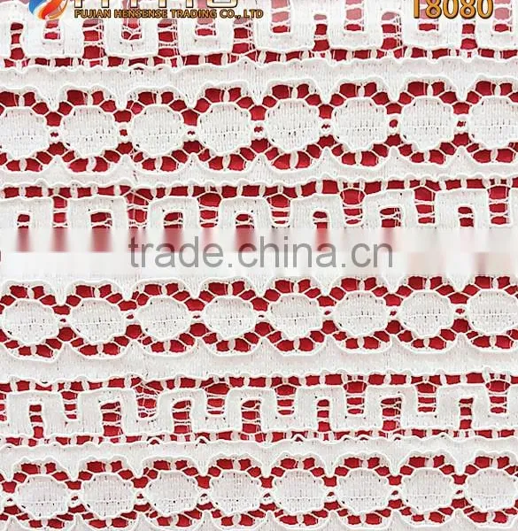 Wholesale High Quality Nylon/Cotton Strand Lace Fabric T8080 photo-3