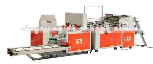 Servo Motor Driven Full Auto Garbage Bag Making & Folding Machine for T-Shirt Style & Flat Style photo-4