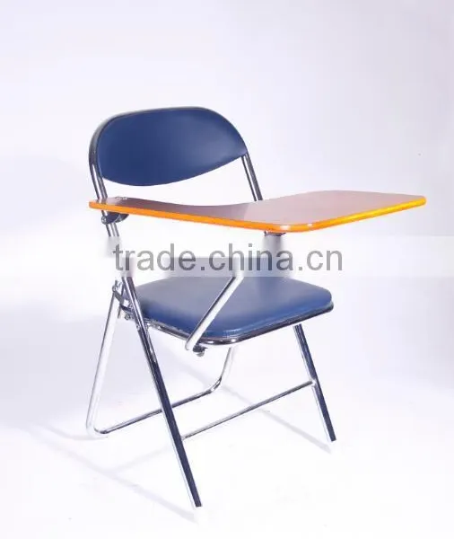 Plastic Folding PU Conference Chairs With Writing Board 1084B photo-2