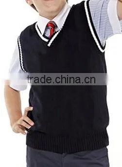 Boy's School Uniform Sweater V Neck photo-5