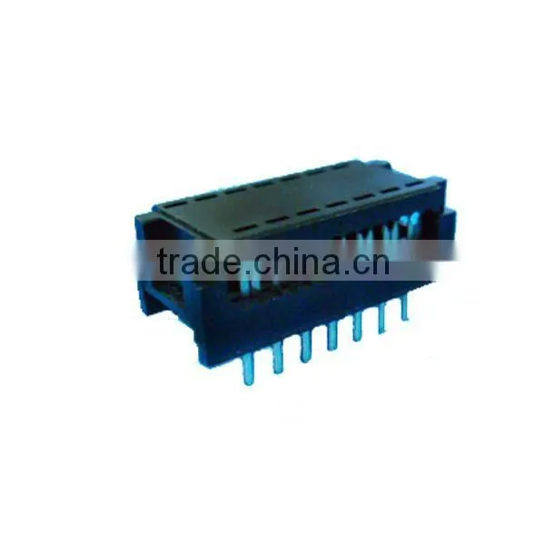 1.27x7.62mm Wire Clamp Plug Dip Connector, Micro Match Plug