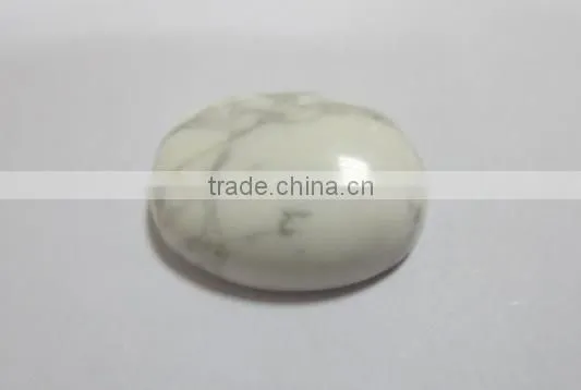 White Howlite 18*25mm Oval Cabs-loose Gemstone and Semi Precious Stone Cabochon Beads for Jewelry Components