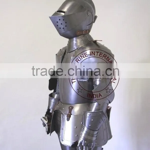 FULL SUIT OF ARMOR - MEDIEVAL KNIGHT CRUSADER SUIT OF ARMOR - WEARABLE ARMOR photo-2