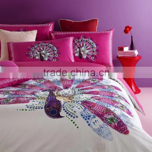 High Quality Cotton Bedding Set, Embroidery and Printing photo-2