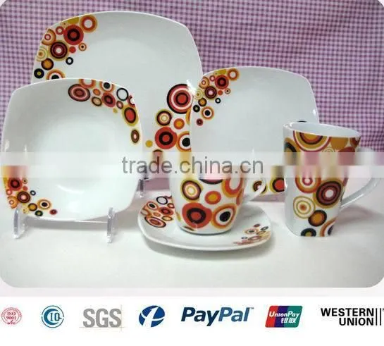 PASS TEST Brand Names of Dinner Sets, Germany Dinner Set Porcelain, Square Dinner Set photo-3