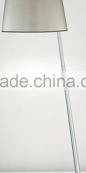 Round Farbic Shade Bronze Metal Base Portable Study Lamp photo-3