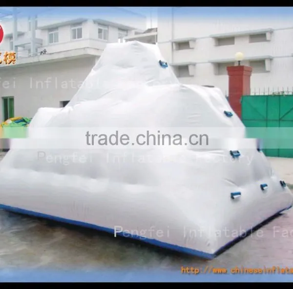 Competitive Price Floating Inflatable Water Iceberg, Pvc Inflatable Water Toy