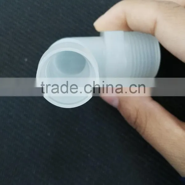 High Quality PP/PC/ABS Transparent Clear Angle Droit Pipe Connection Plastic Tubes photo-3
