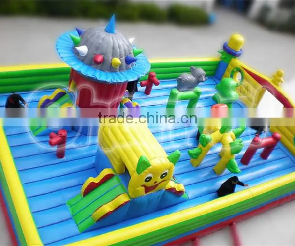 Hot Selling Commercial Inflatable Obstacle Course, Inflatable Castle Playground Amusement Park Quality Choice photo-2