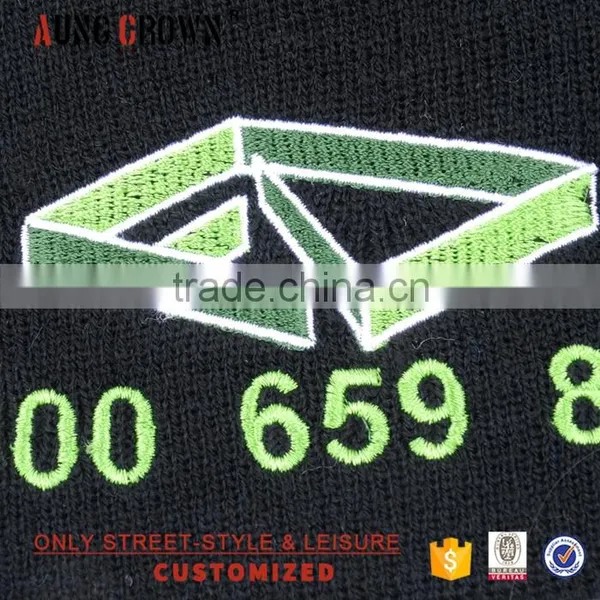 100% Acrylic Knit 3d Embroidery Beanie photo-5