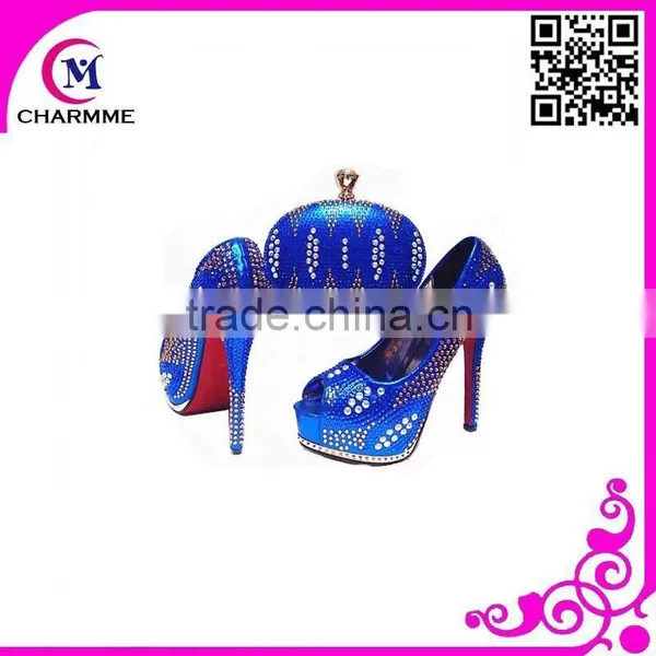 Shoes and Matching Bag for the Women Wedding Shoes