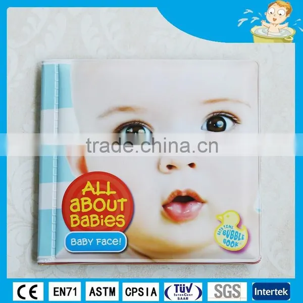 Lovely Children Playing PVC Bath Book, Coloring Book Bath photo-3