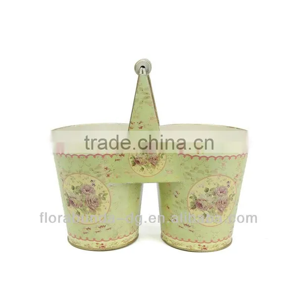 Colourful Round Iron Box
