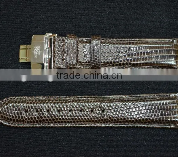 Good Quality Genuine Lizard Leather Watch Belt