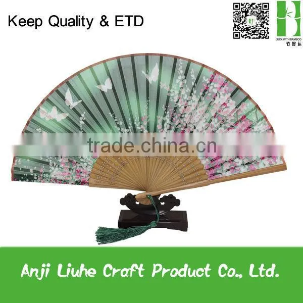 Japanese Style High Quality Silk Hand Fan