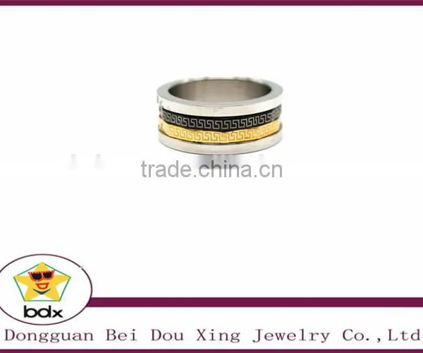 High Quality Couple Rings for Women Men Cubic Zirconia Wedding Ring18K Gold Plated Wedding Rings Stainless Steel Men Rings photo-2