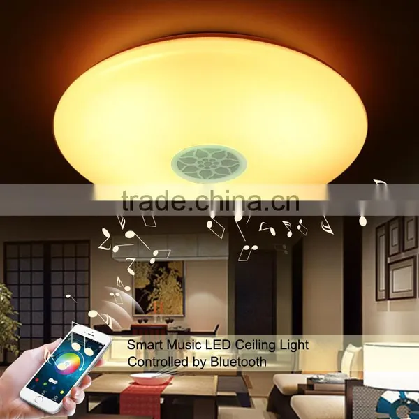 Wireless Rgb Music Controller Led Suspended Ceiling Panel Light photo-3