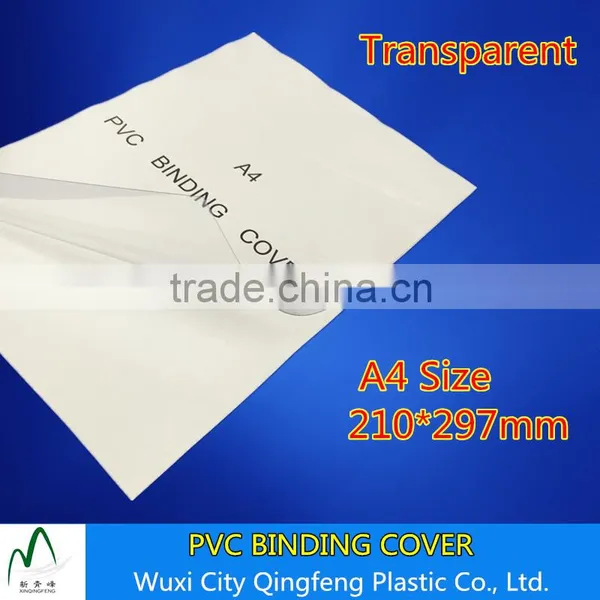 Red Yellow Blue Clear 0.13mm 0.14mm 0.18mm 0.25mm A4 A3 PVC Binding Cover Factory Price Plastic Book Covers photo-4