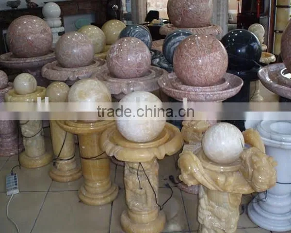 stone ball fountains