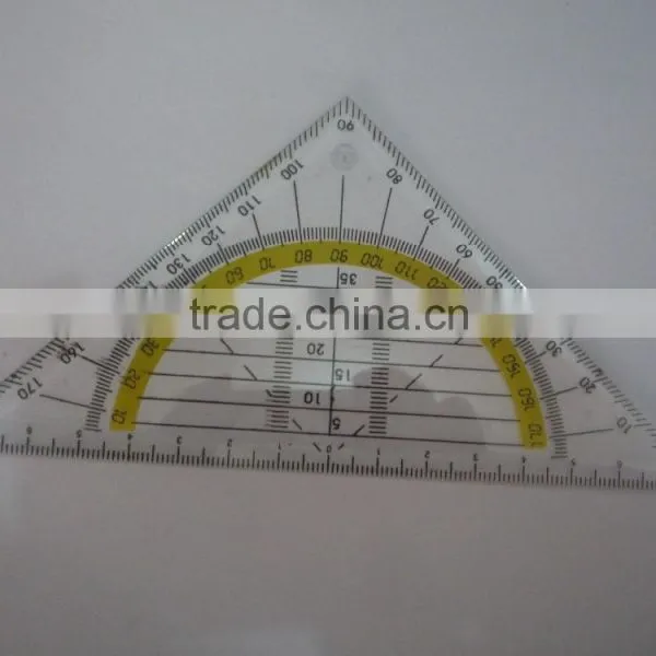 High Quality Triangle Plastic Ruler