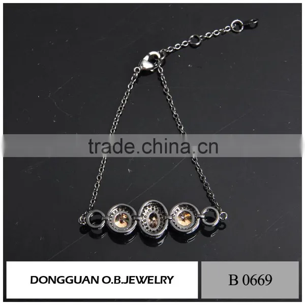 Wholesale Fashion Promotional Custom Design Jewelry Silver Bracelet photo-3