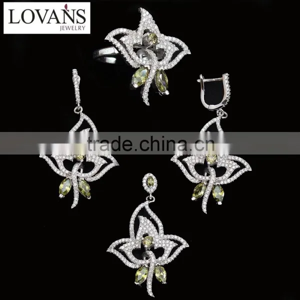925 Sterling Silver Jewelry Set Wholesale Novelty For Women TZ-0219 photo-5