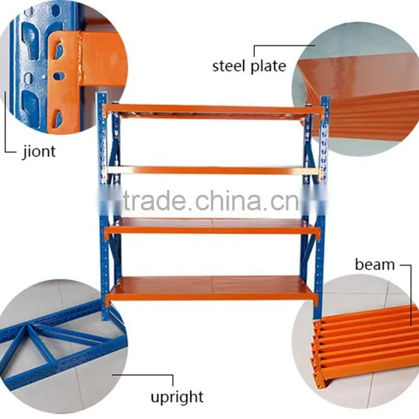 Orange Beam Racks Manufacturers Steel Plate Storage Racking System photo-4