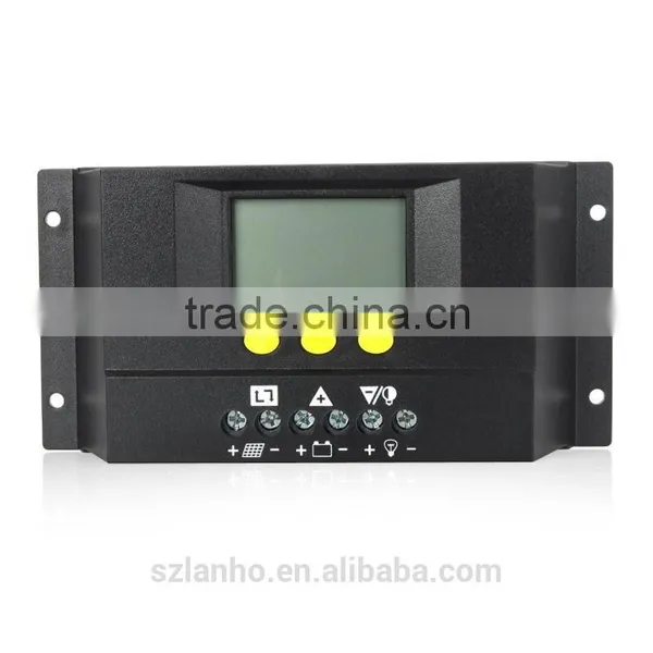 Intelligent LCD Display Solar Panel Battery Regulator Solar Charge Controller