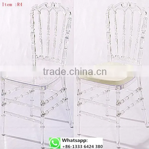 Quality Factory Supply Transparent Clear Resin Acrylic Wedding Chiavari Chair for Wedding Item: R1# photo-5
