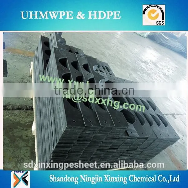 Black Color UHMWPE Stand for Metal Pipes/UHMWPE Pipe Support photo-4