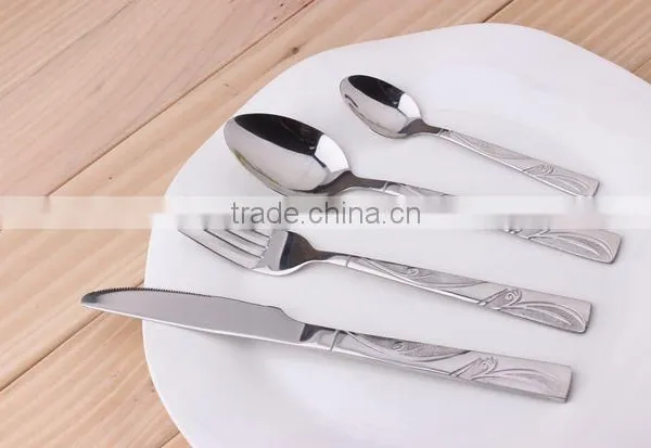 Jieyang Household Luxury Stainless Steel Cutlery Set Use In Restaurant KX-S150 photo-2