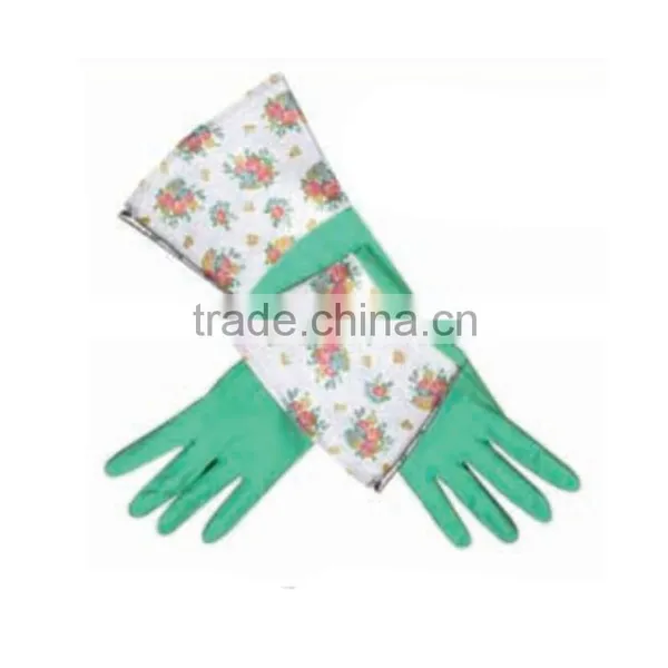 2016 New Development DIY Kitchen Gloves With Fashion Cuff photo-3