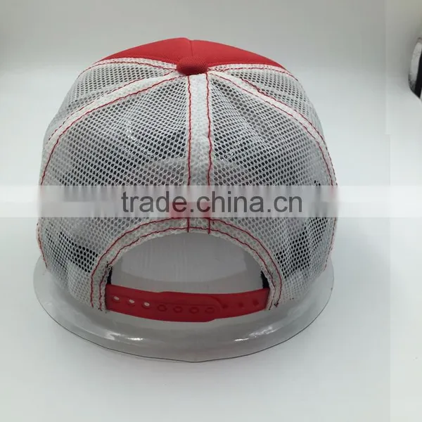 2015 Fashion Flocking Print 5 Panel Trucker Mesh Cap photo-3