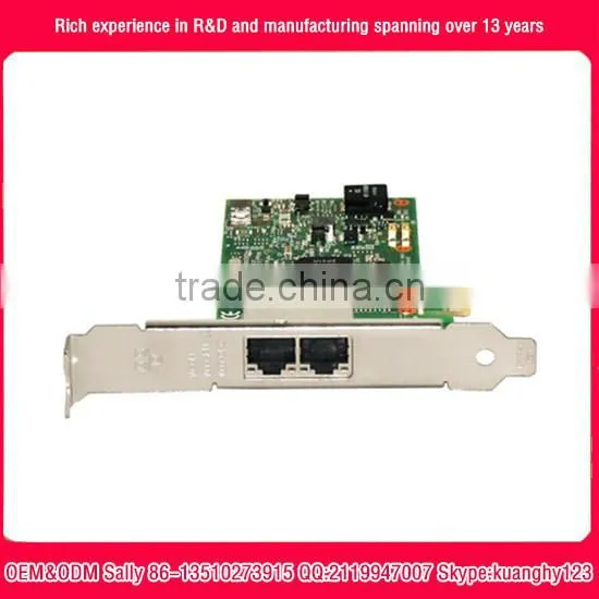 High Speed Intel Pci-e Express I350-T2 Low Profile Bracket Gigabit Dual Port Optical Network Card photo-4
