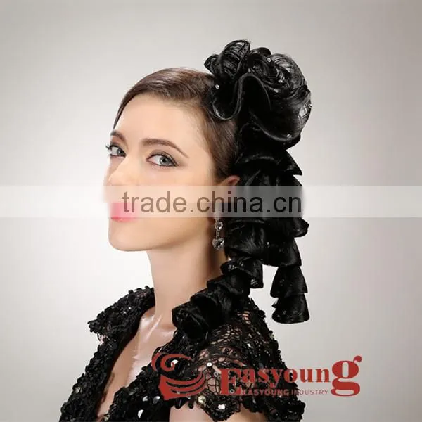 Wholesale Rose Hair Flower Hairpieces for Bride in Wedding Hair Accessories photo-2