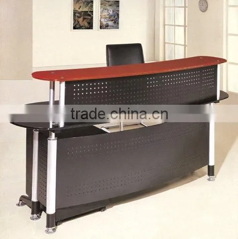 Metal and Tempered Glass Desk