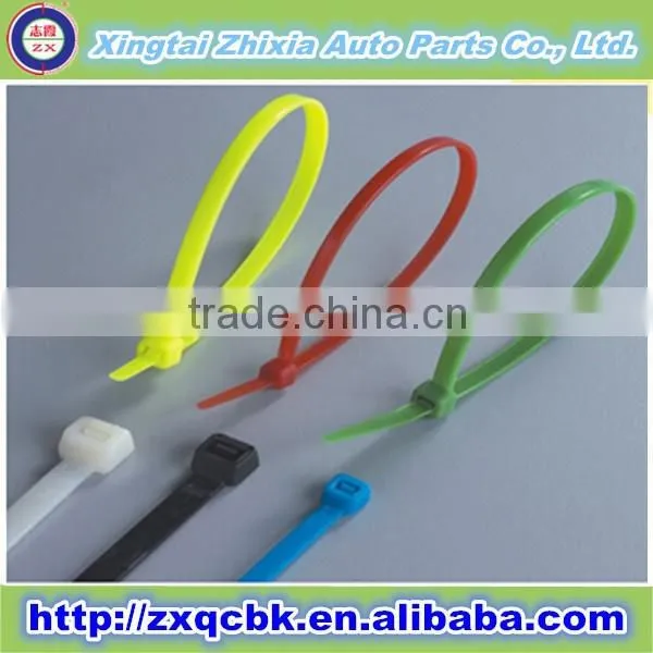 Easy Fastening Black and White PA 66 Cable Ties/Disposable Nylon Cable Ties/Wire Cable Ties photo-2