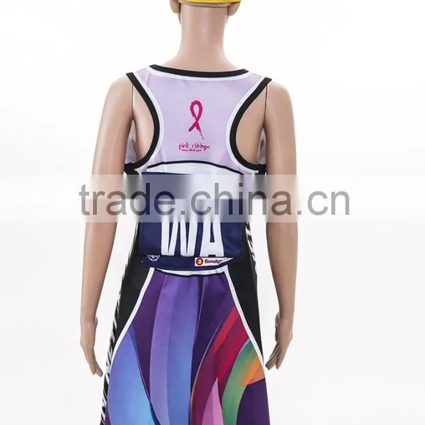 Healong Sports Custom Sublimate Team Bodysuit Netball Dress photo-3