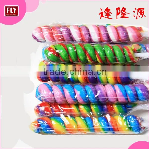 Fruit Flavour Sweets Swirl Giant Lollipops Stick photo-3