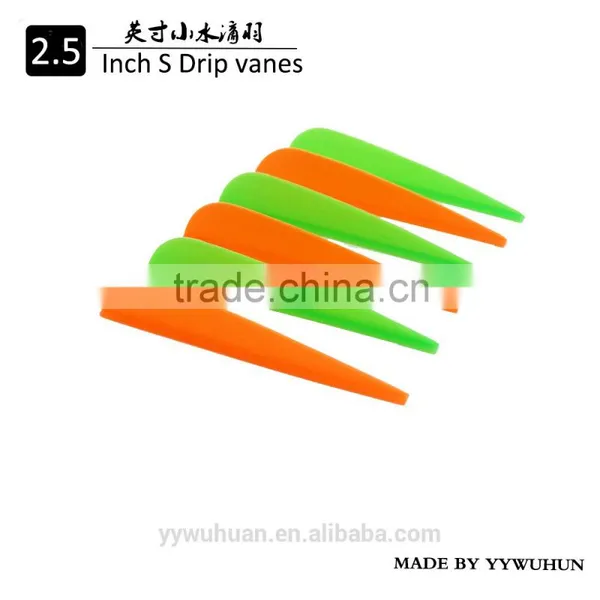 2.5inch Drop Arrow Vane, Fletching for Carbon Plastic Arrow Vanes photo-2